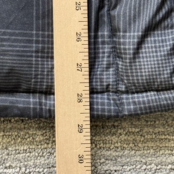 Columbia Jacket Mens Small Pike Lake Gray Plaid Lightweight Puffer Omni Heat - Picture 6 of 11